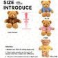 Chelei2019 11.8' Teddy Bear Stuffed Animal Cute Teddy Bear With Hoodie Plush Toy For Kids,Brown