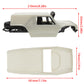 MEUS RACING MB24 SCX24 Body 5.2in 132MM Body Shell ABS+Nylon Carbon Fiber Chassis for 1/24 Axial SCX24 Bronco JLU B-17 C10-(Prim