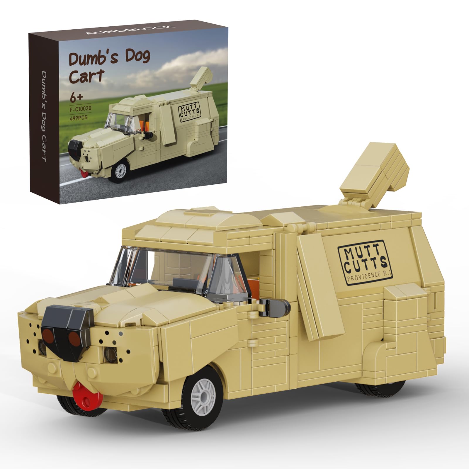 Dumbs Car Building Blocks Set  DIY Vehicles Building Toys Model  Dumber City Van Car Building Kit  Compatible with Lego  Gift for Movies Fans?mature-themed ?Kids  Aged 6+ (499PCS)