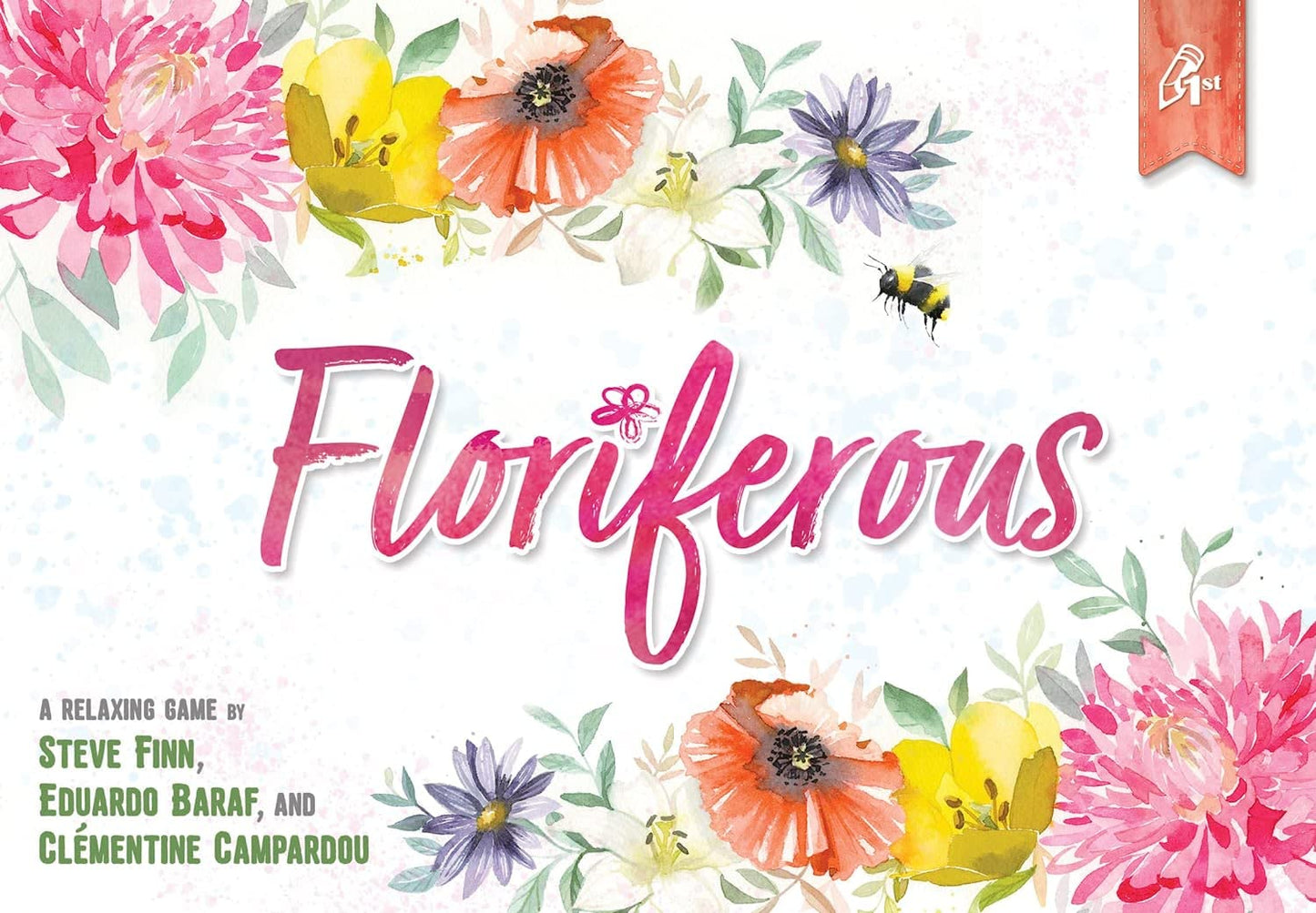 Pencil First Games Floriferous Card Game - Relaxing Garden Game for 1-4 Players, Multicolor, Model PFX1300, Cardboard