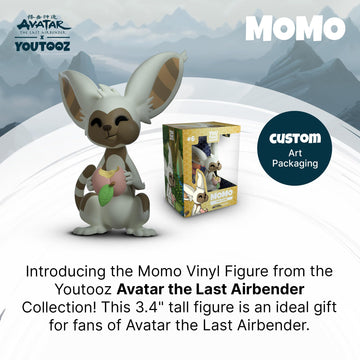 Momo Vinyl Figure, 3.4'' Momo From Avatar The Last Airbender, High Detailed Collectible Figure - Youtooz Avatar The Last Airbend