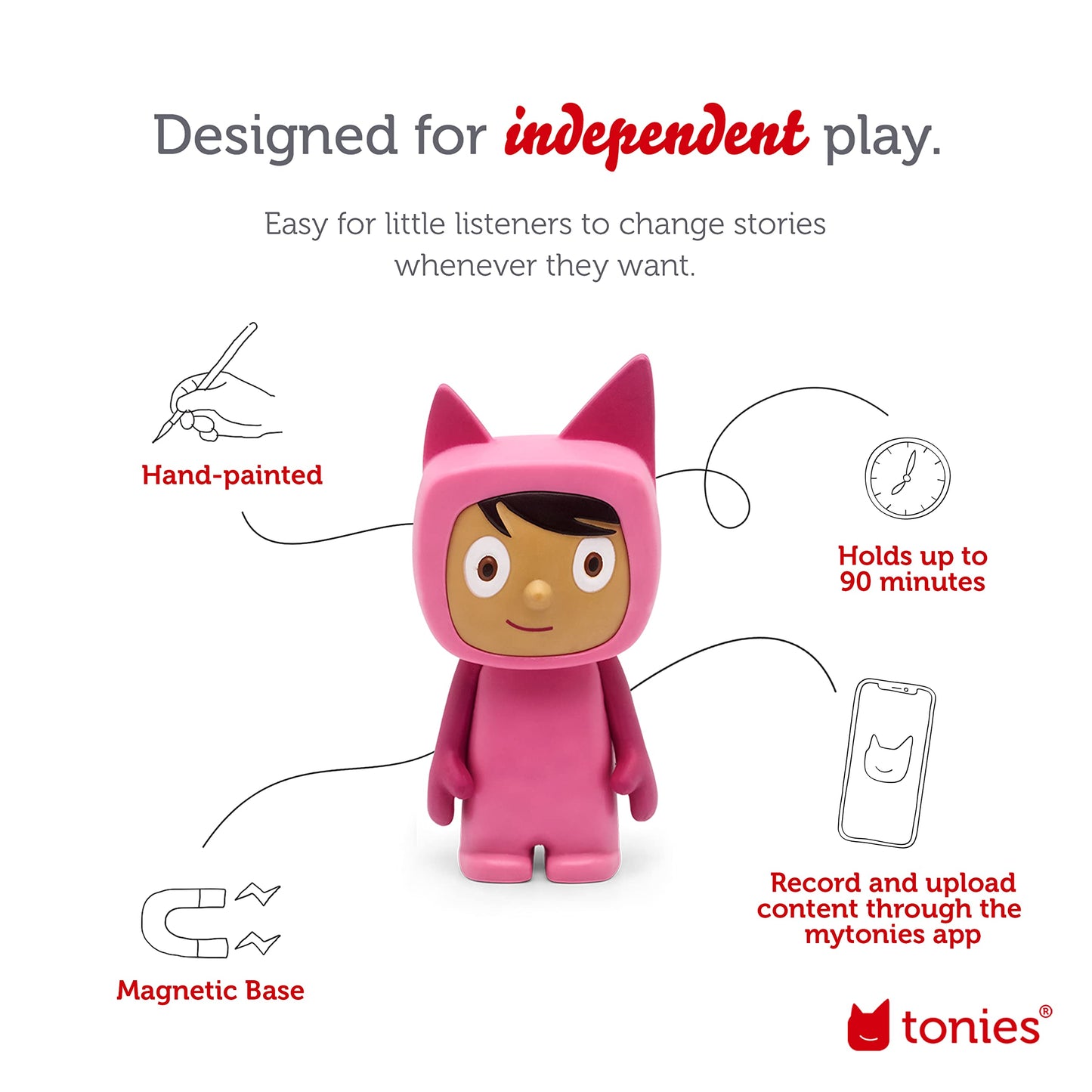 Tonies Creative Audio Character - Pink/Medium