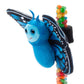 The Petting Zoo Blue Monarch Butterfly Stuffed Animal Plushie Slap Bracelet, Gifts For Kids, Candypalz, Zoologee Monarch Butterf