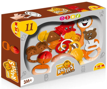 Toyzone Baby Rattles | Colorful Rattles for Little Babies | Cute Toys for Toddlers |Sound Toy | Attractive Rattle for New Born (
