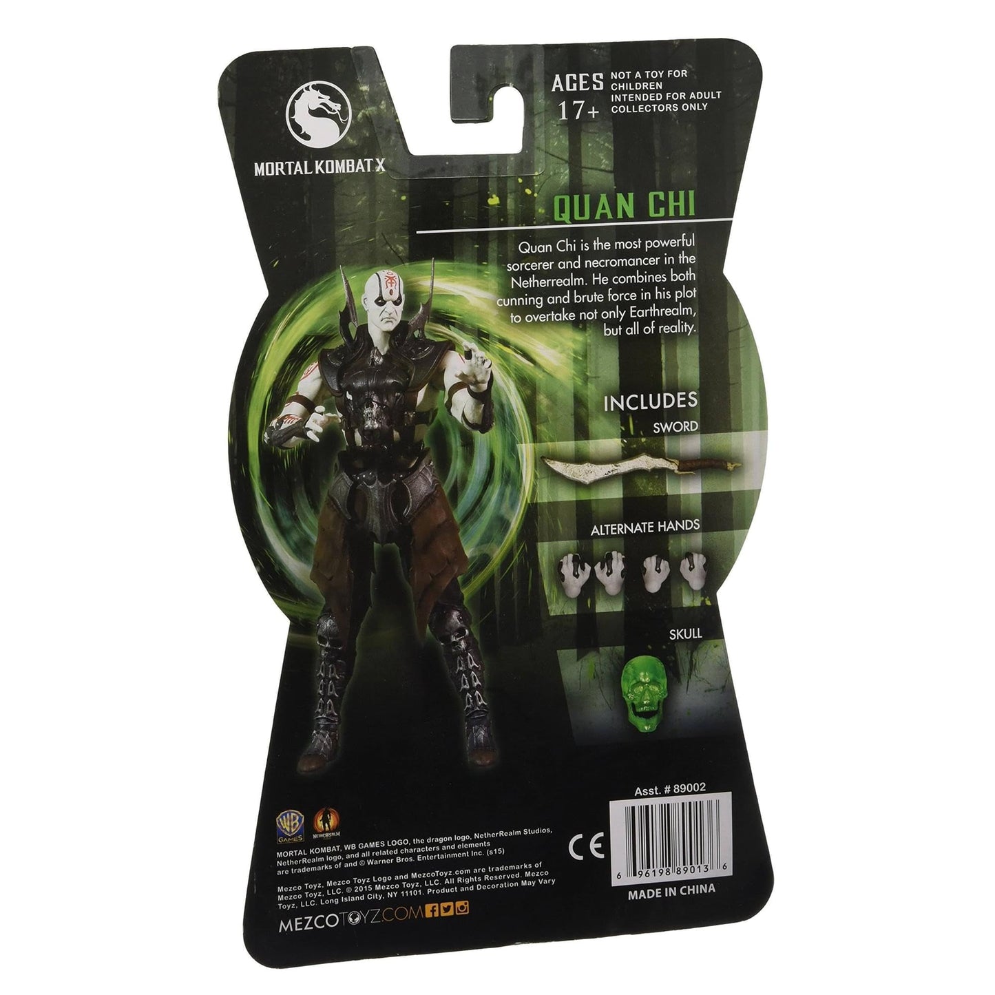 Entertainment Earth Mortal Kombat X Series 2 Quan Chi 6' Action Figure