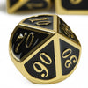 GU BEI TE Metal DND Dice Set,DND Dice 7-pcs Metal Polyhedral Dice Set with Gift Box for Dungeons and Dragons Role Playing Games(