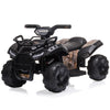 Kids Ride On Atv, 6V Battery Powered Kids Electric Vehicle, 4 Wheeler Quad W/Headlights, Mp3, Usb, Volume Control, Large Seat, E