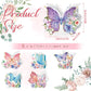 Fuutreo 6 Pcs Butterfly Centerpieces For Baby Shower Birthday Tea Party Favors Decor, Butterfly Decorations For Tables, Butterfl