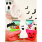 Fun Express Set of 12 Pieces Ghost Shape Cups with Straw for Halloween, Holds 8 oz, BPA Free Plastic, Kids Party Supplies, White