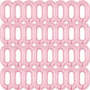 Foil Chain Balloons Jumbo Chain Balloons For 80S 90S Party Decorations Giant Balloon Chain Balloons Gold (Pink, 16 Inch)
