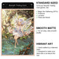 Fantasy North - Tatiana Elgane - Fairy Princess - 100 Smooth Matte Tcg Trading Card Sleeves - Fits Magic Mtg Commander Pokemon A