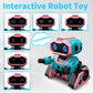 Dwirctoys Robot Toys For Boys Girls,Rechargeable Rc Robot For Kids With Programmable,Auto-Demonstration,Dance Moves,Music, Led E