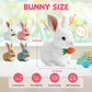 Bunny - Realistic Bunny Toys, 2025 New Plush Hopping Rabbit Toy with Sounds and Movements, Walking Bunny Stuffed Easter Plush In