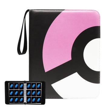 Card Binder 9-Pocket, 900 Pockets Fashion Design Trading Card Holder For Sports Card Premium Card Book Sturdy Card Holder (Pink,