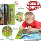 Oenux Dinosaur Toys With Interactive Sound Book For Kids 3-5, Dinosaur Book With Sound &12 Toy Dinosaurs Figures, Toddler Dinosaur Learning Toys For Boy, Dinosaur Present For Boys Girl Age 4-7