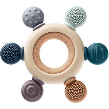 Baby Teething Toys For 0-6 6-12 Months, Bpa Free Baby Teether Sensory Toys For Babies 0 3 6 9 12 18 Months, Newborn Infant Toys 