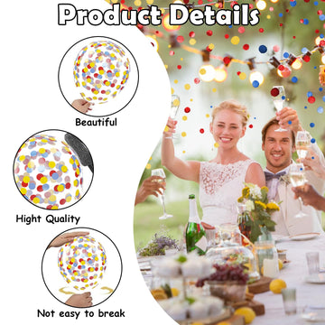 Carnival Circus Balloon Garland Arch Kit, Matte Red Yellow Pastel Blue Primary Color Confetti Rainbow Multicolor Balloon Arch Ki