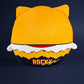 The Sleep Squad Denver Nuggets Rocky Plushie - 12" Kiri Cloud Mascot, Crystal Velboa Polyester