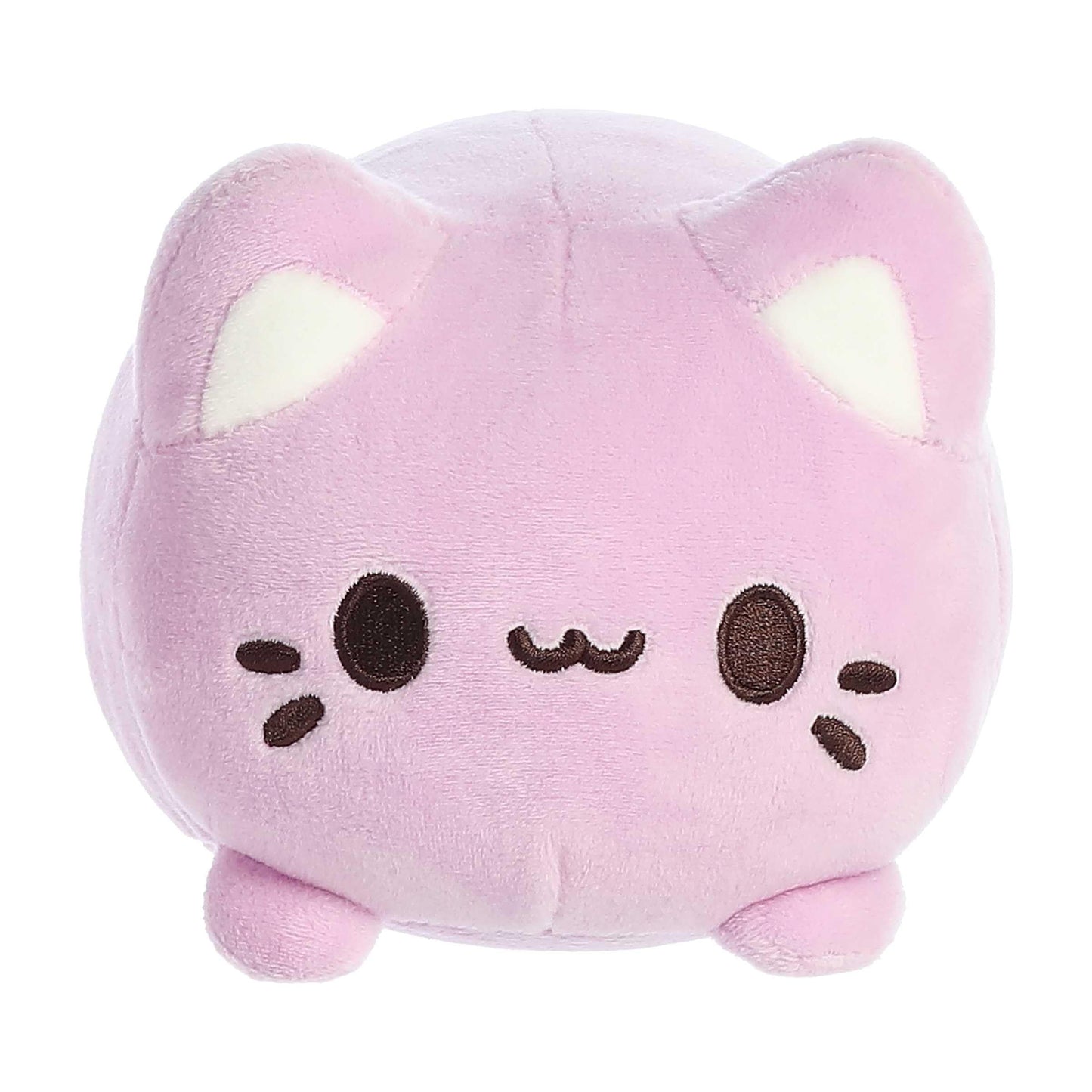Aurora® Enchanting Tasty Peach® Taro Meowchi Stuffed Animal - Bright & Colorful Design - Showpiece Plush - Purple 7 Inches