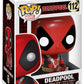 Deadpool H840415 Marvel Pop Vinyl Bobble Head Figure 112 Thumbs Up, Multi-Colour