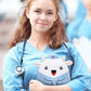 refavor Nurse Cow Stuffed Animal - 8 Navy Plush Toy for RN Gifts, Graduation, Nursing Students, Soft Cow Plushies, Bell Color
