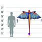 3D Nylon Dragon Kite With 80' Wingspan (6 Ft 8 In) By Amazing Kites