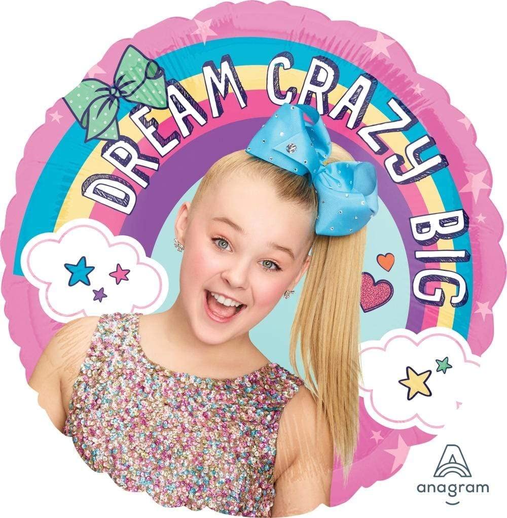 JoJo Siwa Birthday Balloons - 3 Pack Of JoJo Siwa Mylar Birthday Party Balloons