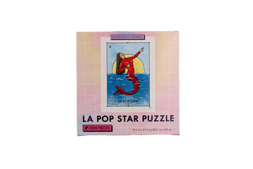 Blue Star Press El Puzzle: La Pop Star Edition | 1000 Pieces| Features Original Artwork From The Y2K Edition Of The Beloved Millennial Lotería Card Game