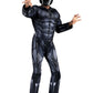 Marvel Black Panther Official Youth Halloween Costume - Premium Quality Padded Jumpsuit With Plastic Mask (L)