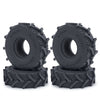 RCHUBAM 4PCS 1.0'' Micro Crawler Tires Rubber Mud Tires for 1/18 TRX4M 1/24 Axial SCX24 90081 AXI00001 AXI00002 AXI00005 AXI0000