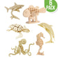 3D Sea Animals Puzzle