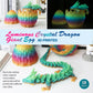 3D Printed Dragon Egg With Dragoln Inside,Surprise Dragon Egg Toy,19'' Full Articulated Crystal 3D Dragonls(Giant Luminous Rainb
