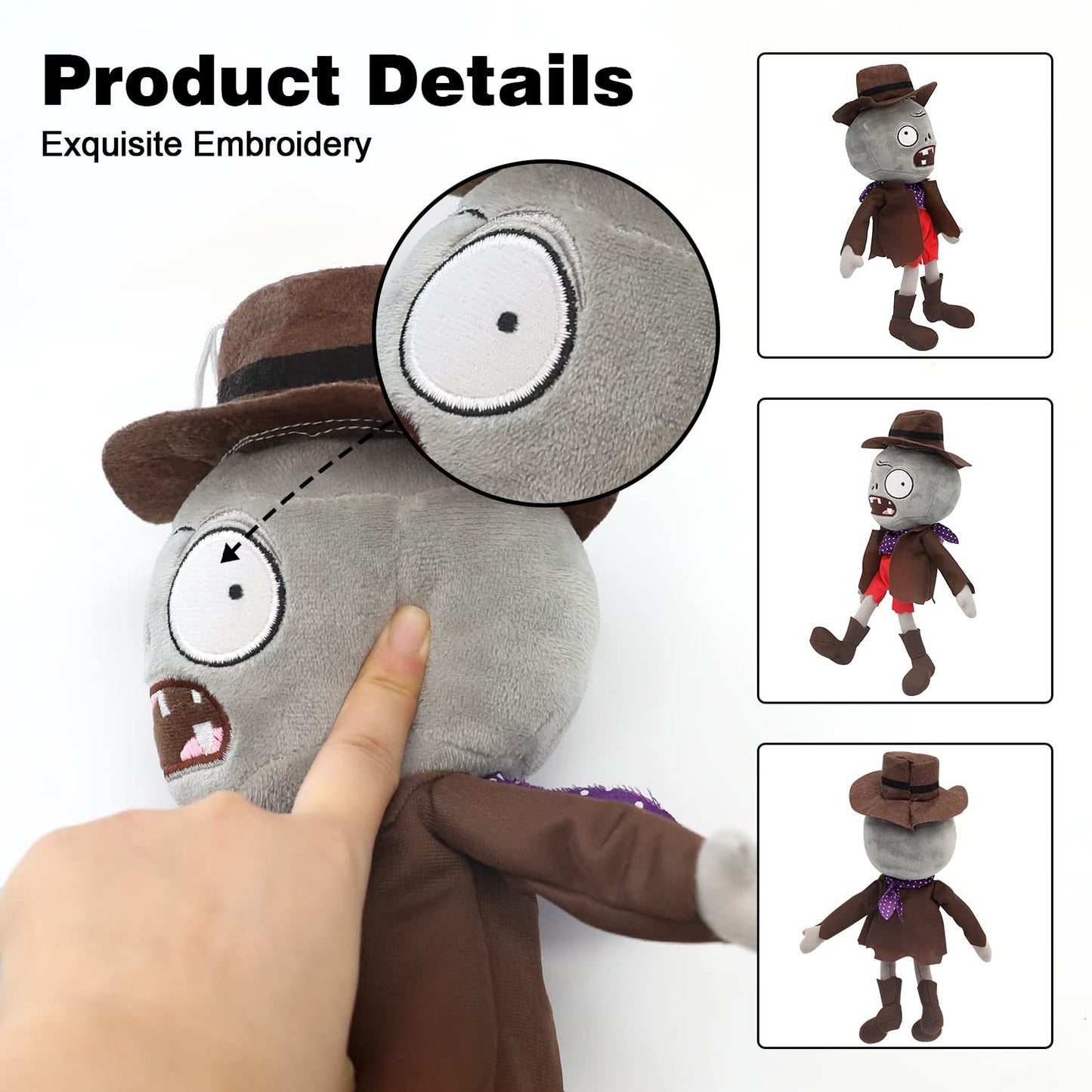 MAOYPANAMERA PVZ Plush Toy Set - 20 PCS Soft Stuffed Dolls, Multicolor, 6-8 in, Great Gifts for Kids, Model PVZ-024