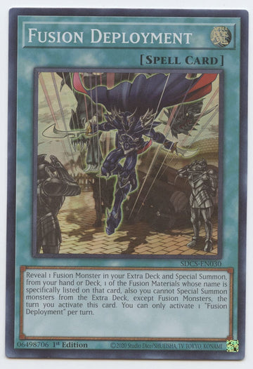Fusion Deployment - Sdcs-En030 - Super Rare - 1St Edition