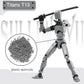 Sulliwayu 4PCS Assembled Titan T-13 Action Figures Set Lucky Dummy Nova 13 Action Figure Robot Anime Stick Figures Fidget Toys f