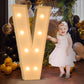 3Ft Marquee Light Up Letters, Large Marquee Letters V For Party Decorations, Big Baby Letters For Baby Shower Birthday Party Dec