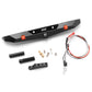 KYX Racing Alloy Rear Bumper w/LED Lights Upgrades Parts Accessories for 1/10 RC Crawler Car Axial SCX10 III AXI03007 SCX10.3