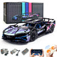 Mocbropcs Remote Control Car Building Set, 1:14 Technical Sports Racing Car Building Kit, With Motors And Rechargeable Battery, 