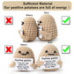 Draupnir 2Pcs Positive Potato, 3 Inch Mini Funny Knitted Wool Potato Toy With Positive Card,Cute Creative Positive Life Doll Potato For Birthday Gift Encouragement Decoration Party