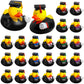 Sratte 24 Pack 2 Graduation Ducks Class of 2025 Diploma Grad Bulk Rubber Ducks for Cruise Student Adults Graduates Gift Prize Gr