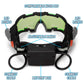 Uten Night Vision Goggles For Kids, Adjustable Elastic Band Glasses With Led Light Beams, Spy Gear With Flip-Out Lights Green Lens, Spy Role Play, Birthday Gifts And Christmas Gifts For Kids.
