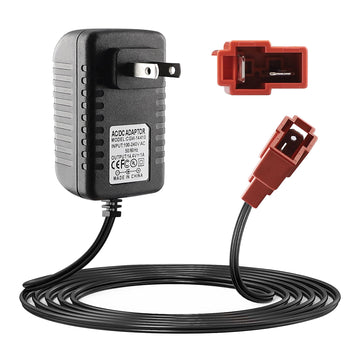 12 Volt Battery Charger For Ride On Toys, 14.4V 1000Ma Battery Charger For Kids Electric Car Riding Toy Battery Power Adapter Re