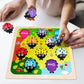Wooden Counting Ladybugs Montessori Counting Toys For Toddlers Learning Education Toy Ladybugs Puzzle Numbers Matching Preschool