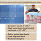 Preserve 2 X 1000 Piece Puzzle - Clear Puzzle Glue Sheets Extra Large Thick No Mess Jigsaw Puzzle Saver Peel And Stick Adhesive Backing To Preserve Frame Finished 24 X 30 Puzzles