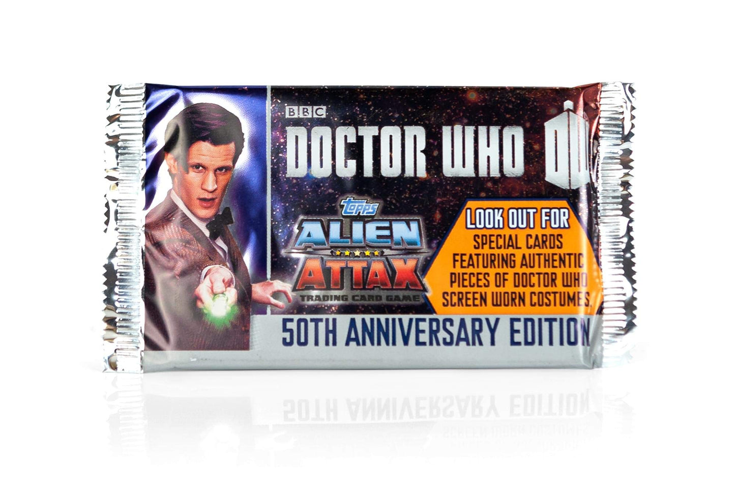 Doctor Who Alien Attax 50Th Anniversary Edition Topps Booster Pack Trading Cards