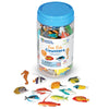 Learning Resources Fun Fish Counters - 60 Multi-Color Plastic Educational Toys for Kids, Ages 3+, Model LER0407