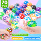 70Pcs Stress Balls-Squishy Stress Balls Bulk-Treasure Box Toys-Fidgets Prizes Bulk-Sensory Balls-Stress Balls For Adults -Classr