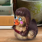 Jabubeagup Unique 3D Printing Duck, 3 Inch Gothic Satanic Duck, Cyberpunk Resin Punk Ducks, Funny Duck Toys, Gifts For Friends B
