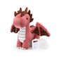 Bellzi Fire Dragon Plush Toy - Soft Stuffed Animal - 11.5" - Red Dragon - Perfect Gift for Kids and Toddlers - Model DRAGGI-R-RED