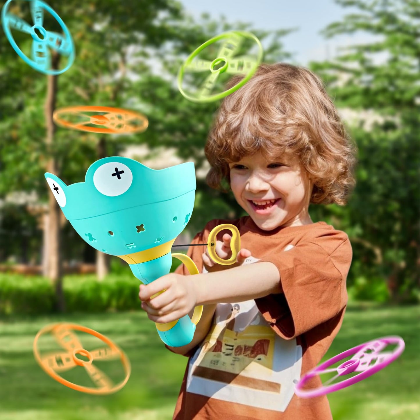 Outside Toys For Kids Ages 4-8, Manual Capture Catching Game - Toddler Chasing Toy 3 4 5 6 7 Years Old Boys Girls, Kids Outdoor Games Age 3-5 Christmas Birthday Gifts Fun Games Family Outside Games